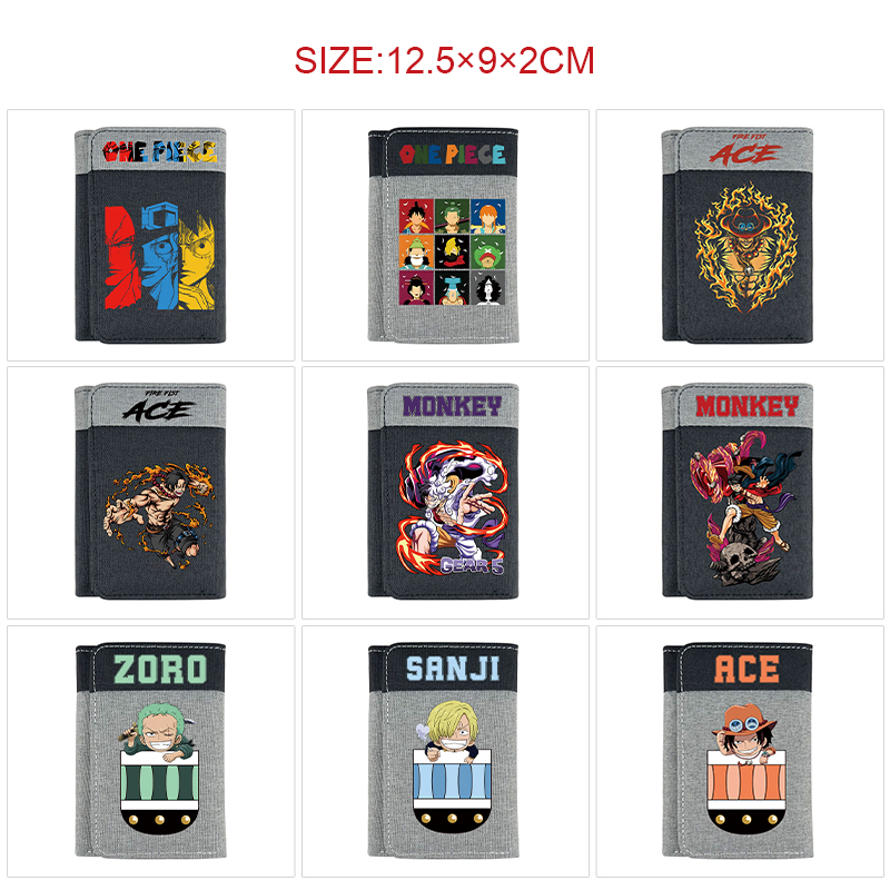 One Piece anime wallet