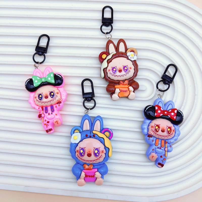 Labubu anime keychain