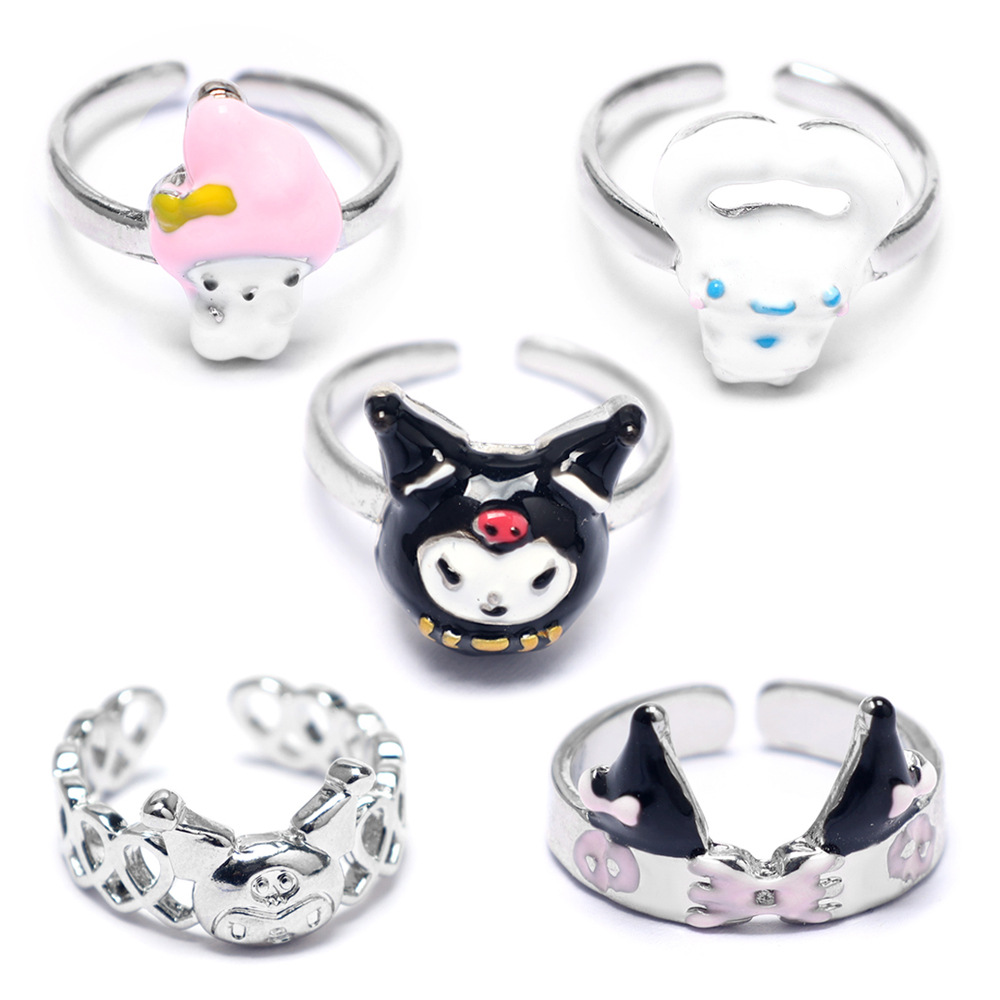 Kuromi anime ring