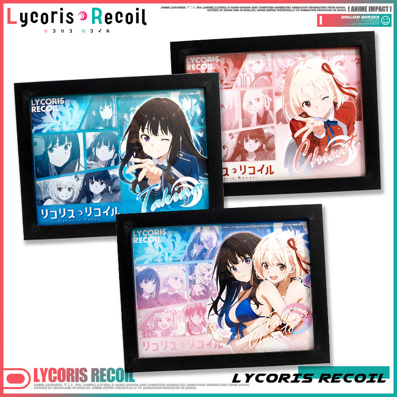 Lycoris Recoil anime Picture frame painting