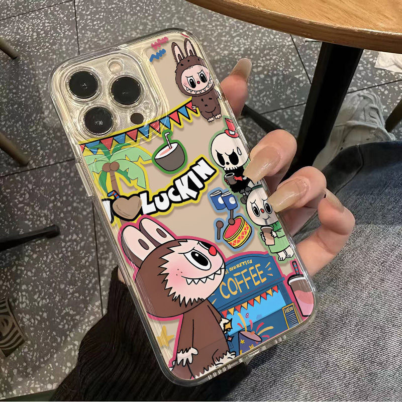 Labubu anime mobile phone shell (iphone11- iphone16promax)