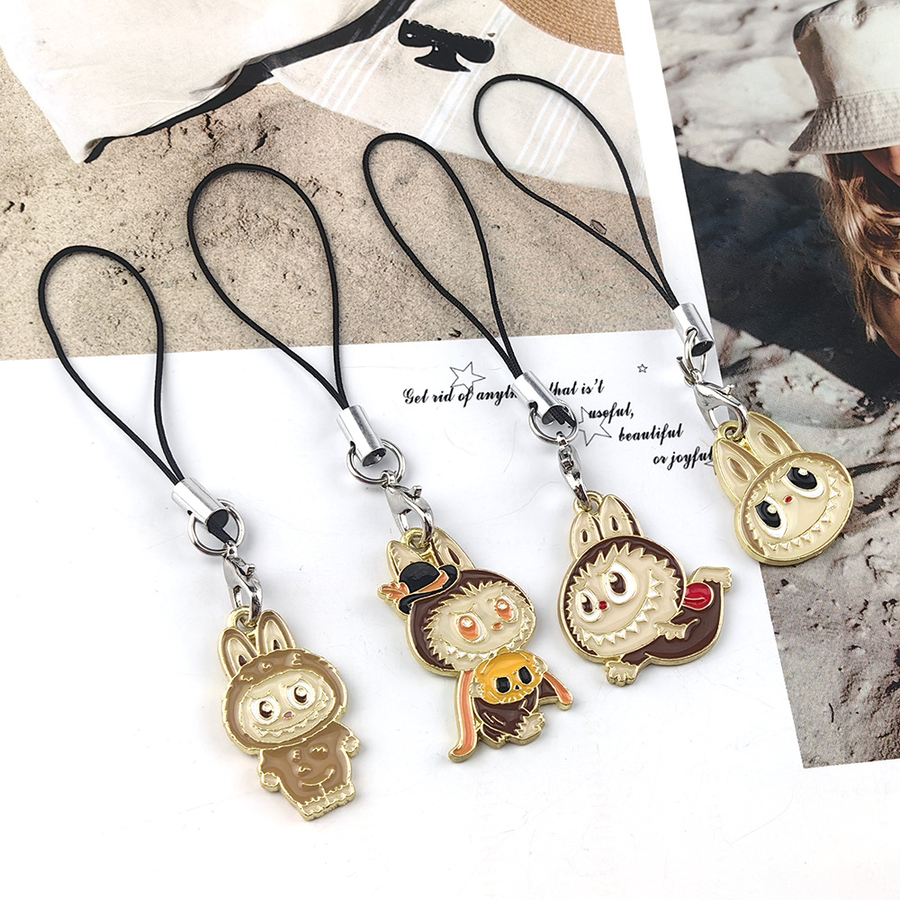 Labubu anime keychain
