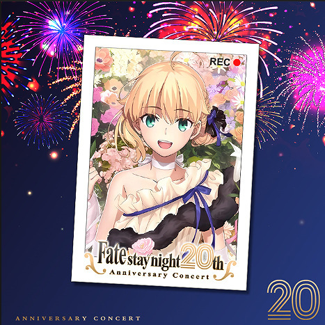 Fate anime polaroid card