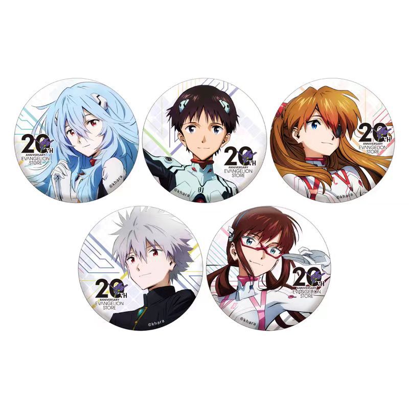 EVA anime pin 5pcs a set