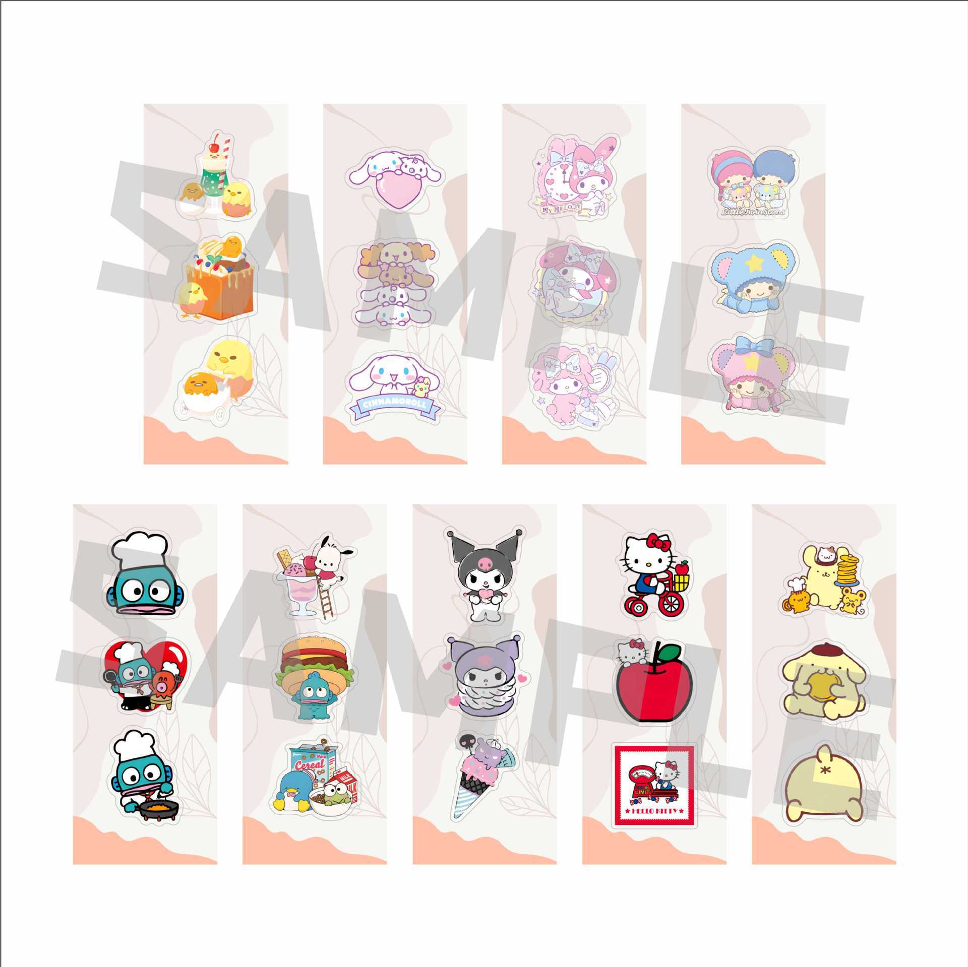 Kuromi anime acrylic pin