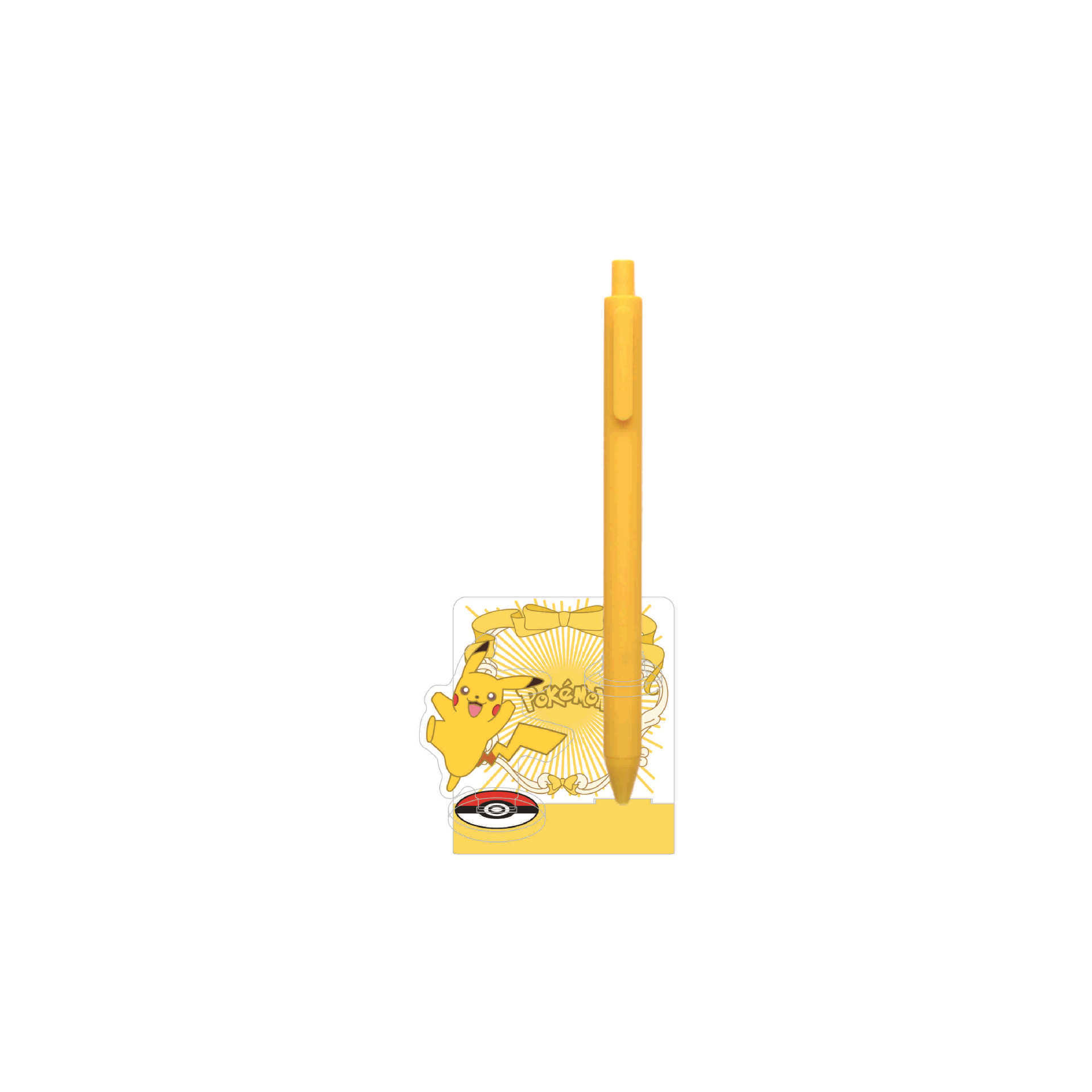 Pokemon anime pen holder refrigerator sticker+one pen 6*6cm