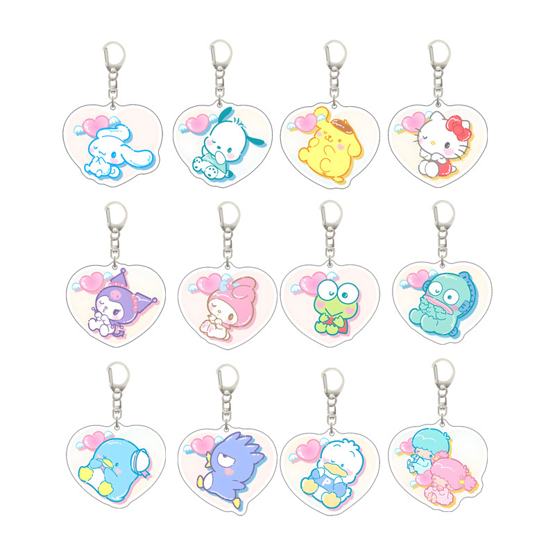 Kuromi anime keychain