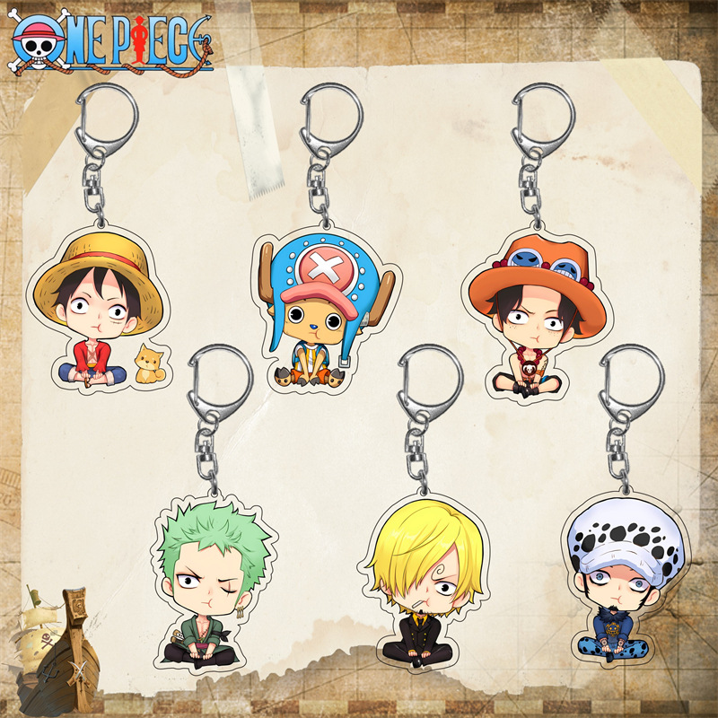 One Piece anime keychain