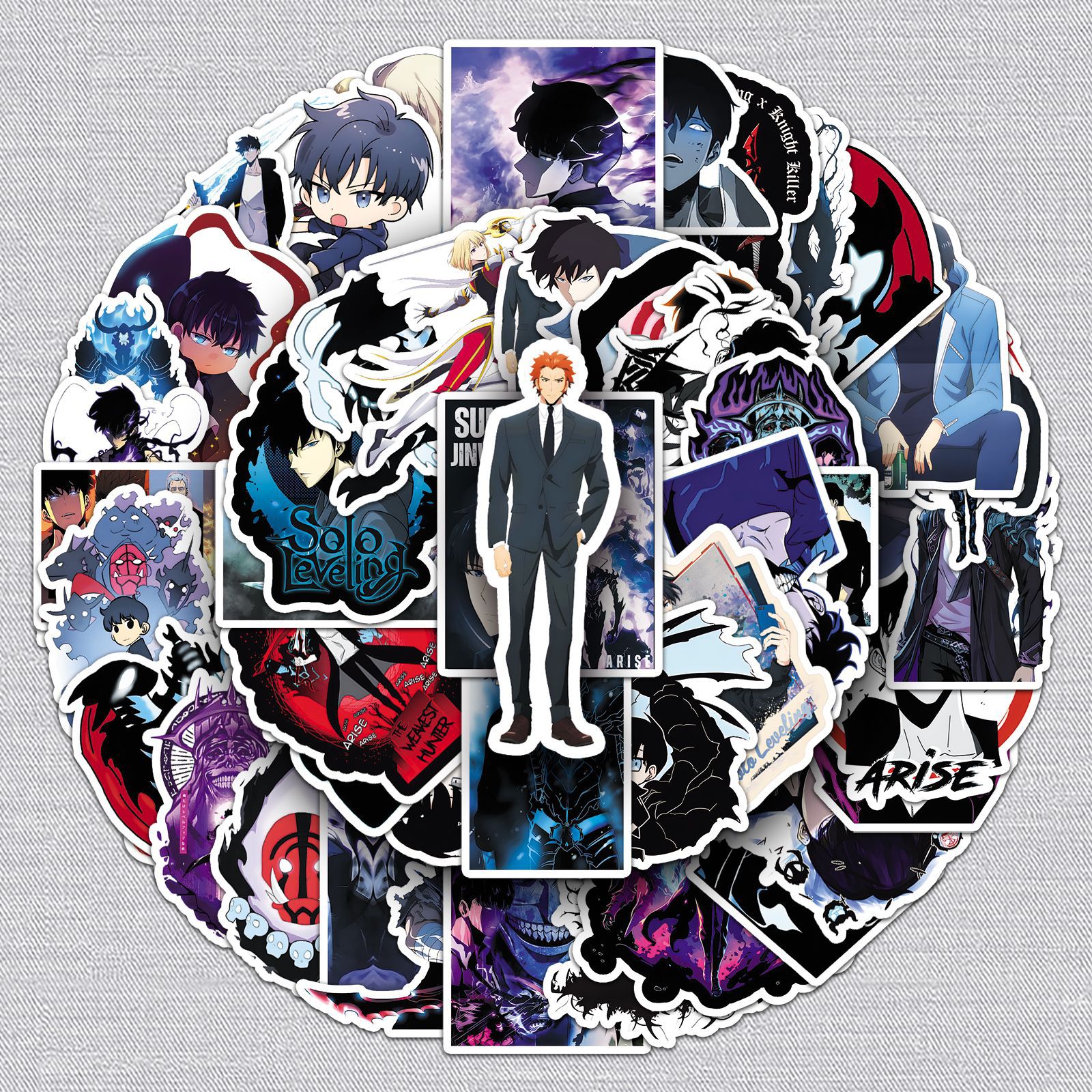 Solo Leveling anime waterproof stickers 50pcs a set