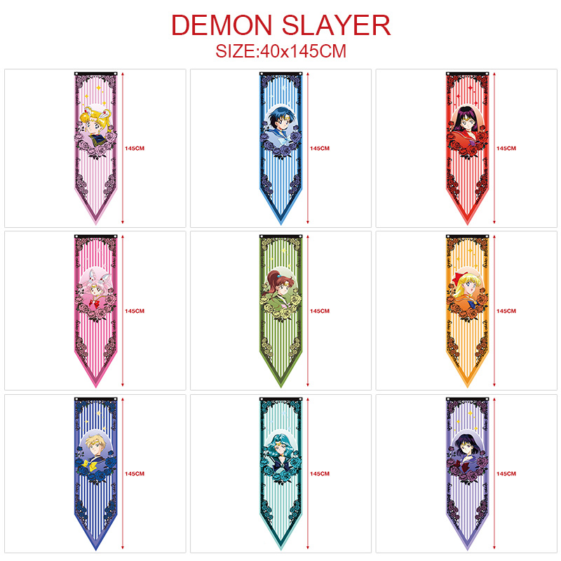 Sailor Moon Crystal anime flag 40*145cm