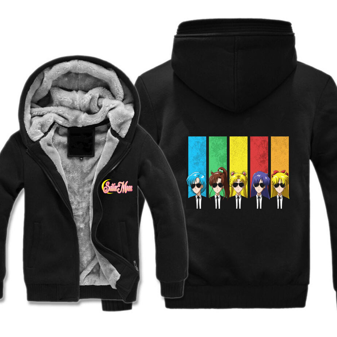 Sailor Moon Crystal anime thick hoodie