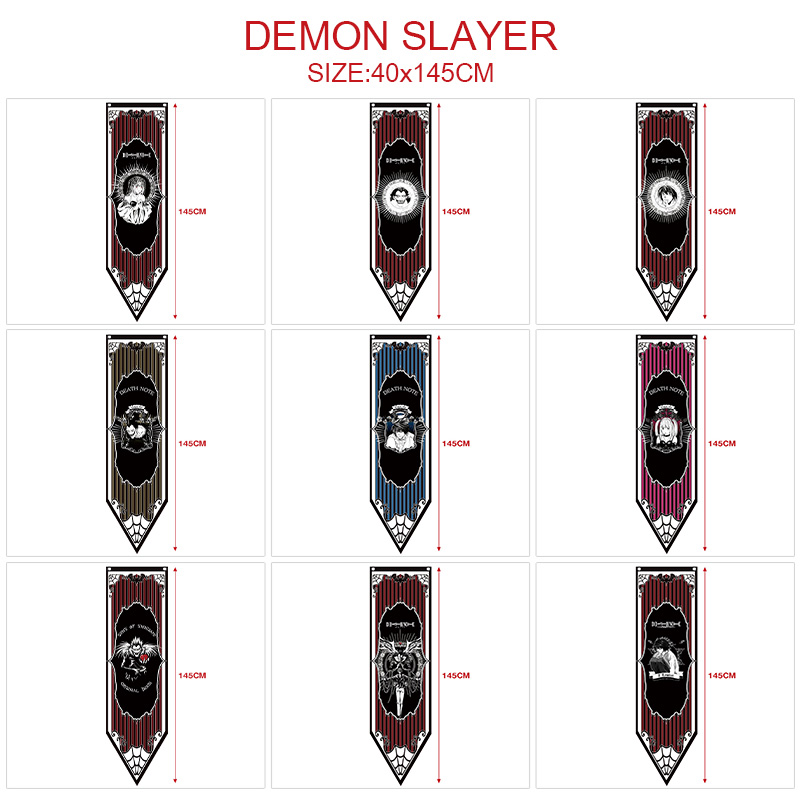 Death Note anime flag 40*145cm