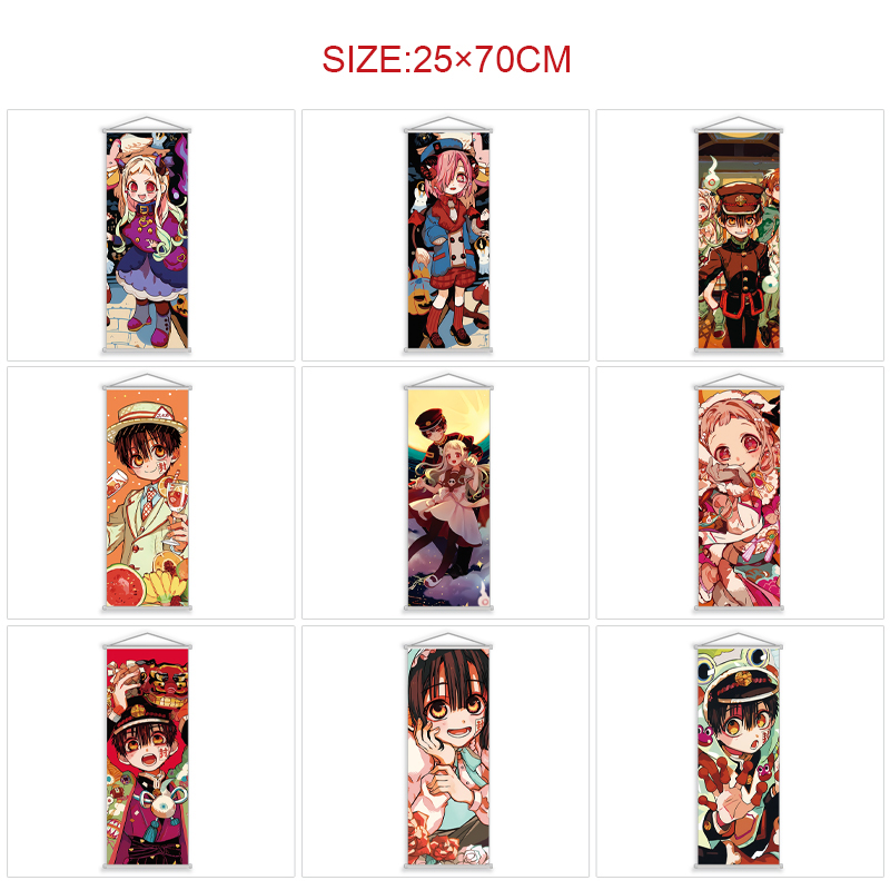 Toilet-bound hanako-kun anime wallscroll 25*70cm price for 5 pcs