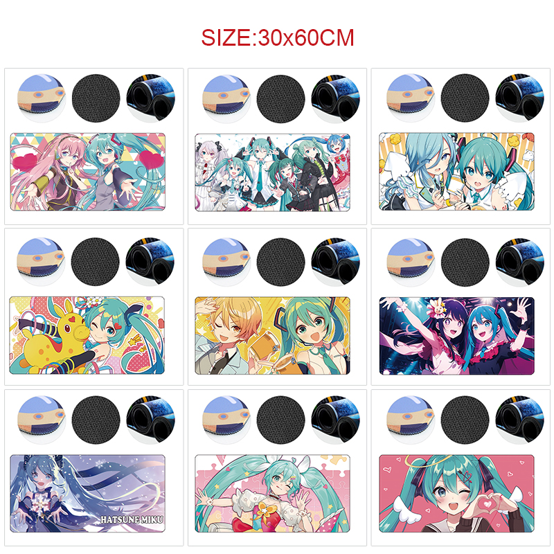 Hatsune Miku anime  Mouse pad 60*30cm