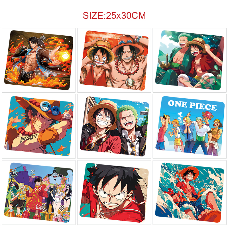 One Piece anime Mouse pad 25*30cm