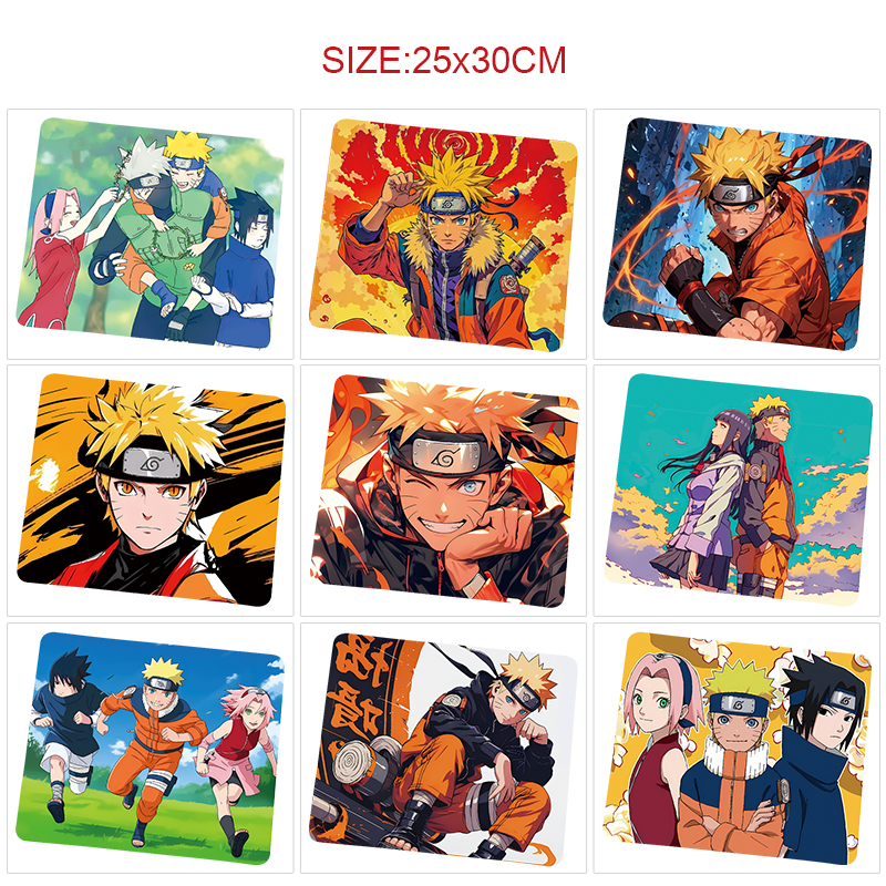 Naruto anime Mouse pad 25*30cm