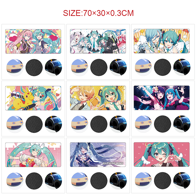 Hatsune Miku anime Mouse pad 70*30cm