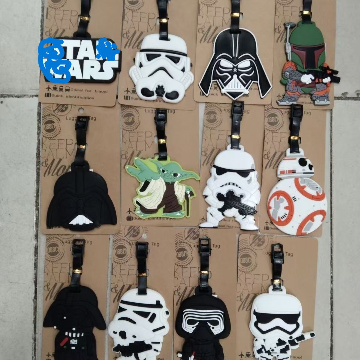 Star Wars anime anime baggage tag