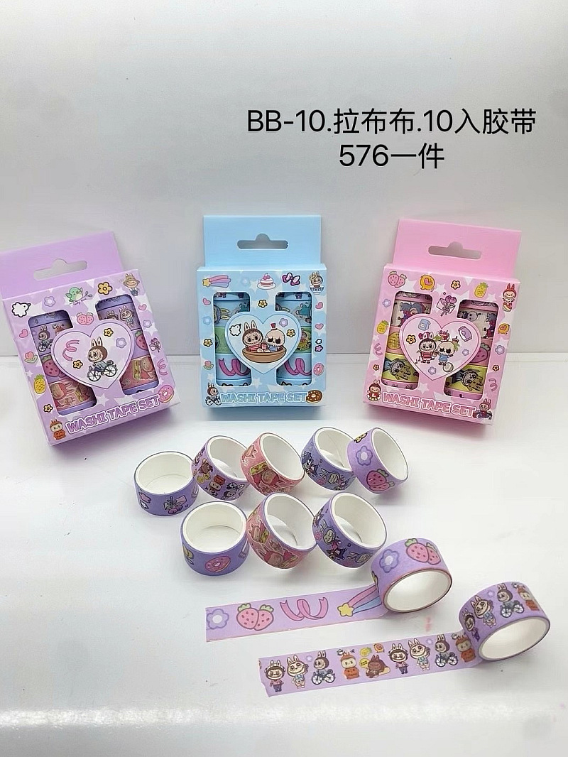 Labubu anime stickers 12pcs a set