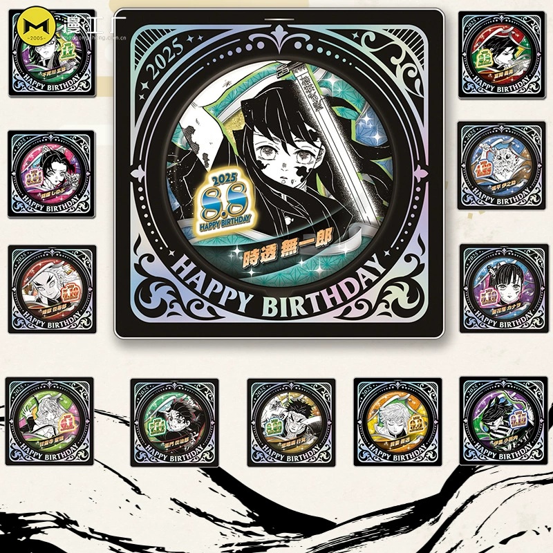 Demon slayer kimets anime pin 75mm