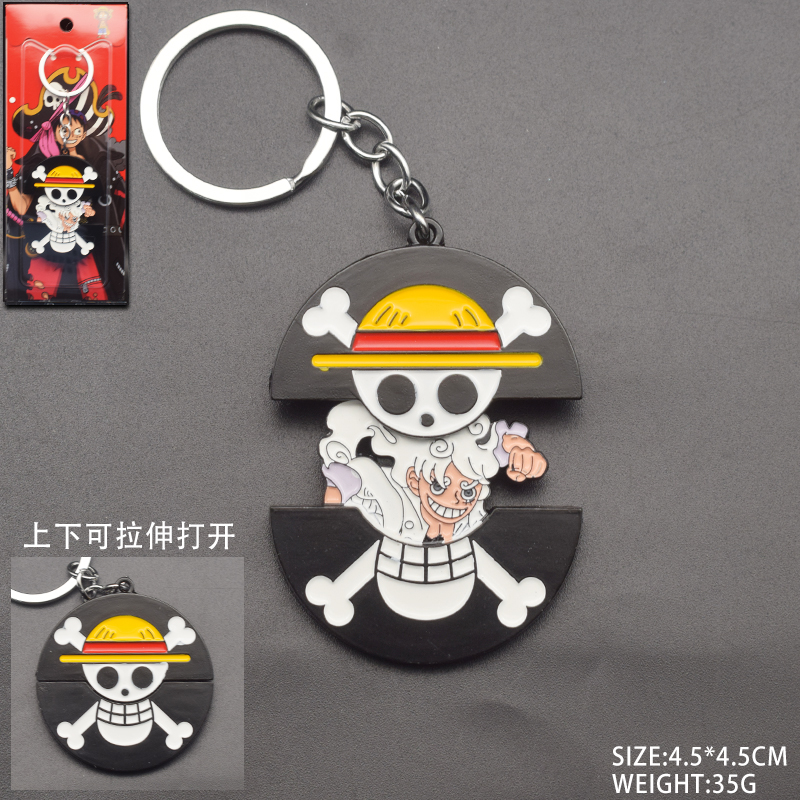 One piece anime keychain