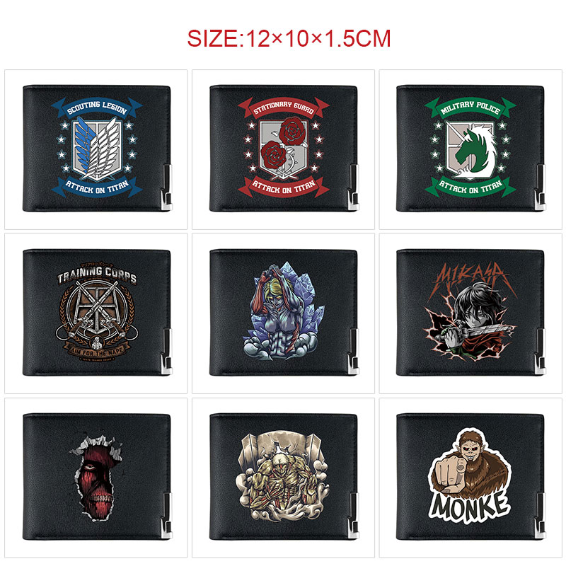 Attack on Titan anime wallet