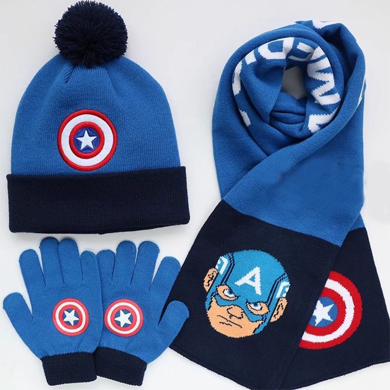 Avengers anime hat kid 3pcs a set