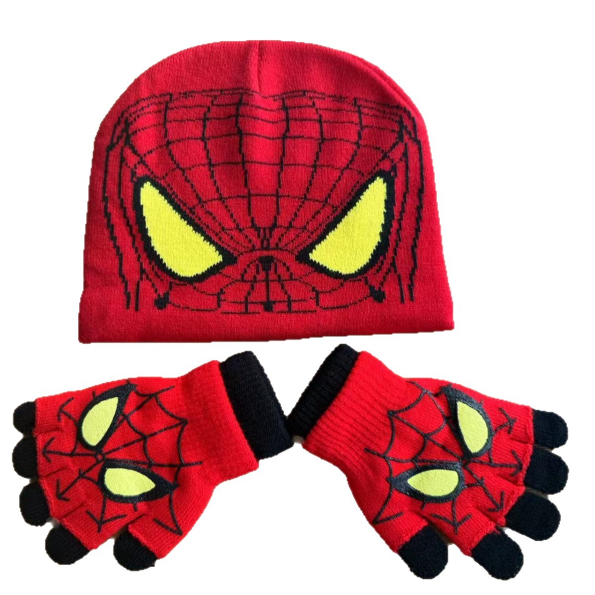 spider man anime hat kid 2pcs a set