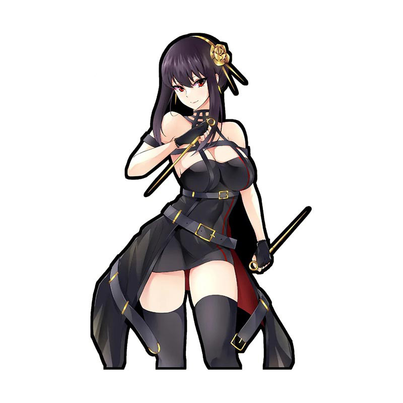 Demon slayer kimets anime car sticker 13cm