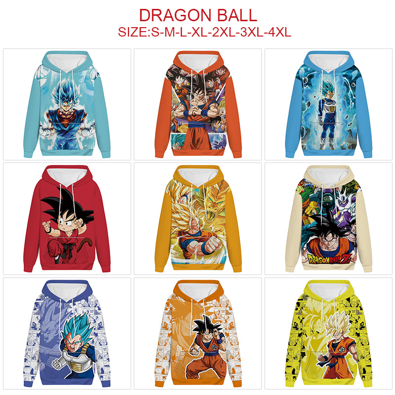 Dragon ball anime hoodie