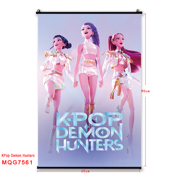 Kpop demon hunters anime wallscroll 60*90cm
