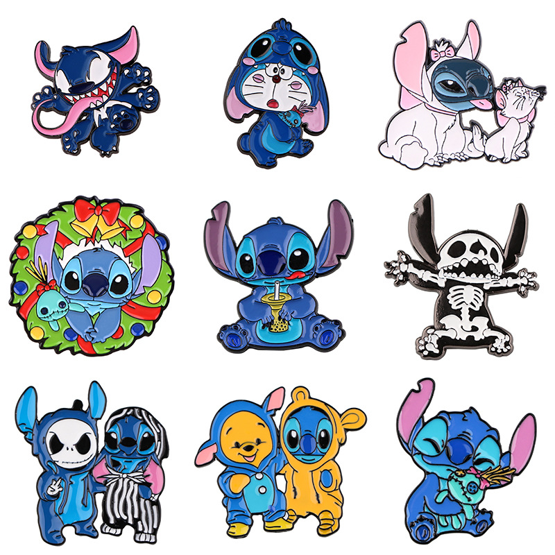 stitch anime pin