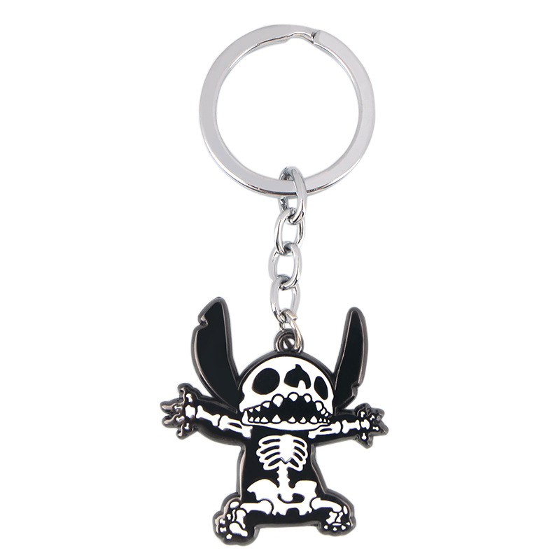 stitch anime keychain