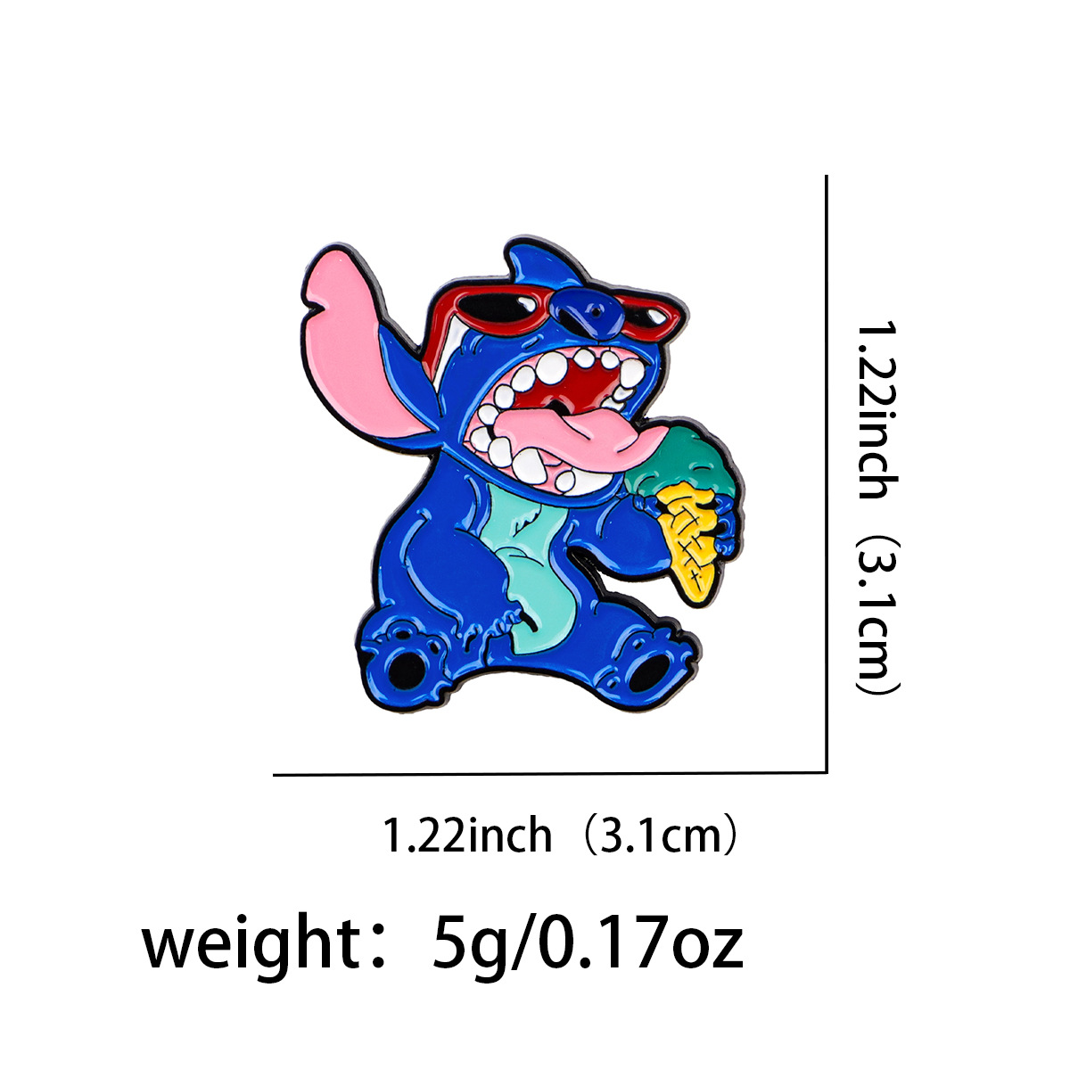 stitch anime pin