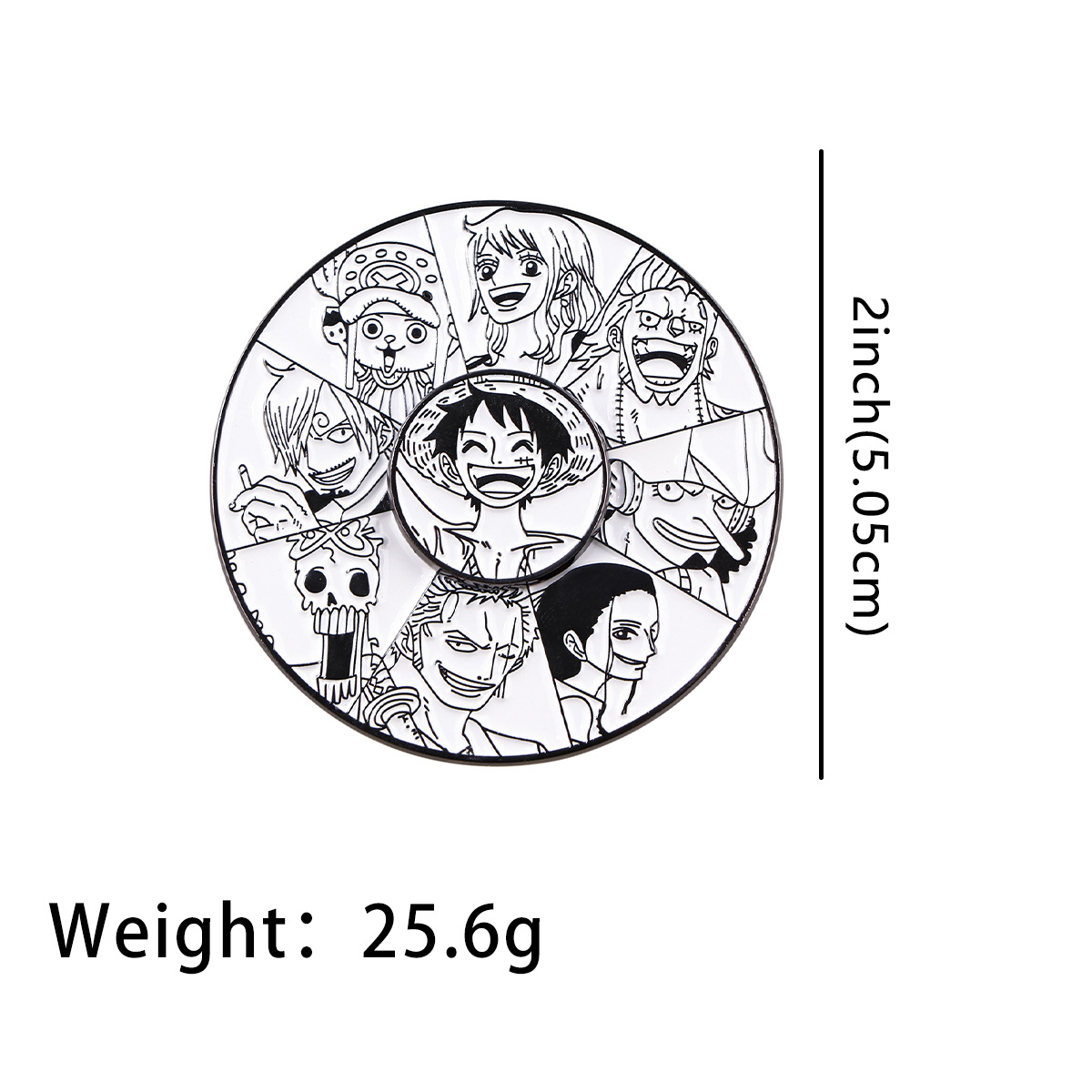 One Piece anime pin