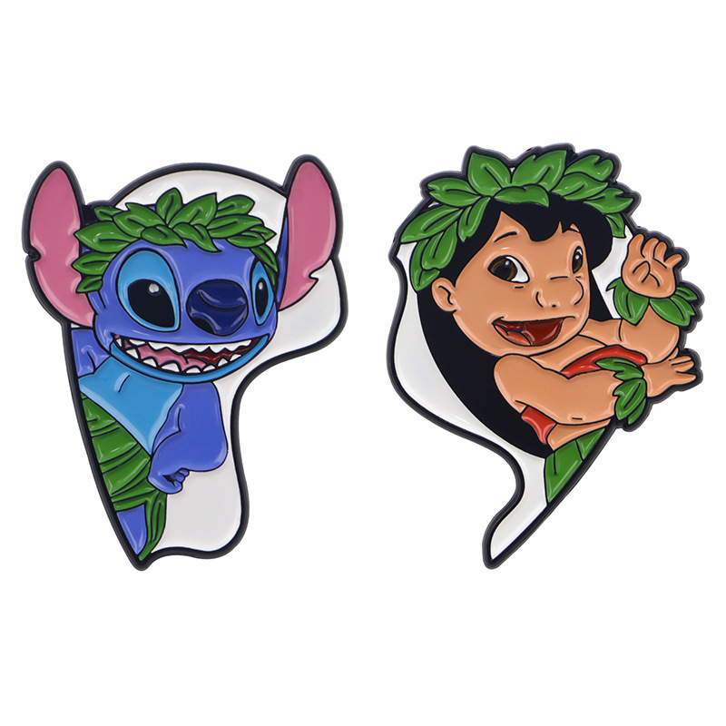 stitch anime pin