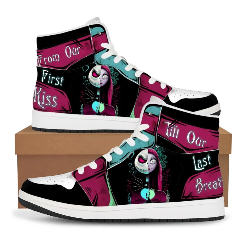 The Nightmare Before Christmas anime sneakers shoe US men size 6-15,women size 5-12