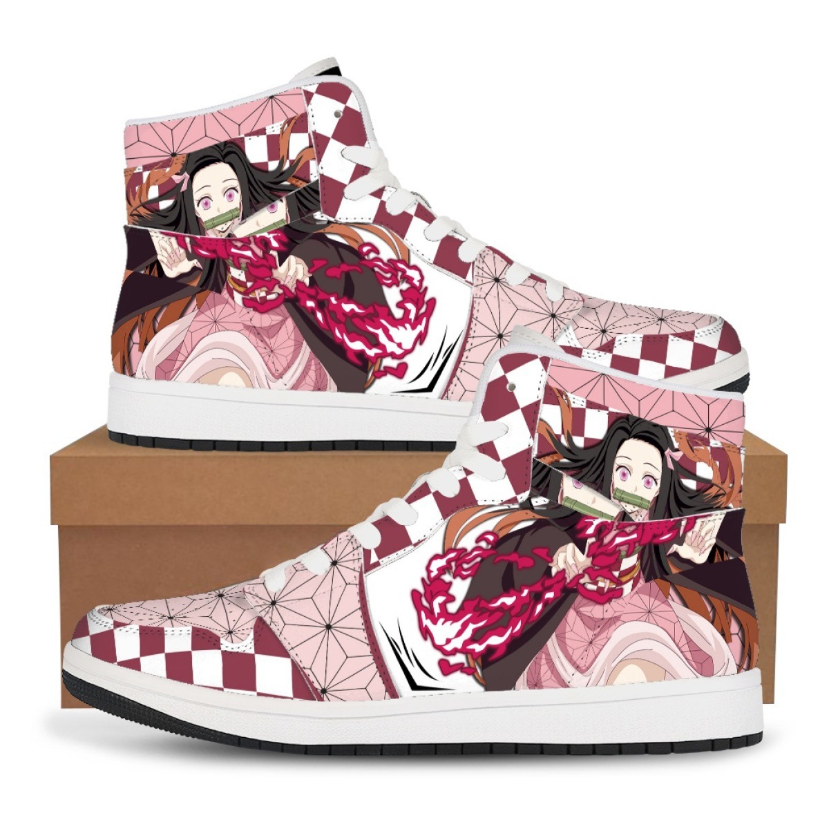 Demon slayer kimets anime  sneakers shoe US men size 6-15,women size 5-12