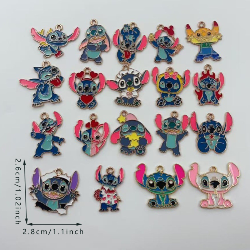 stitch anime pendant 10pcs a set
