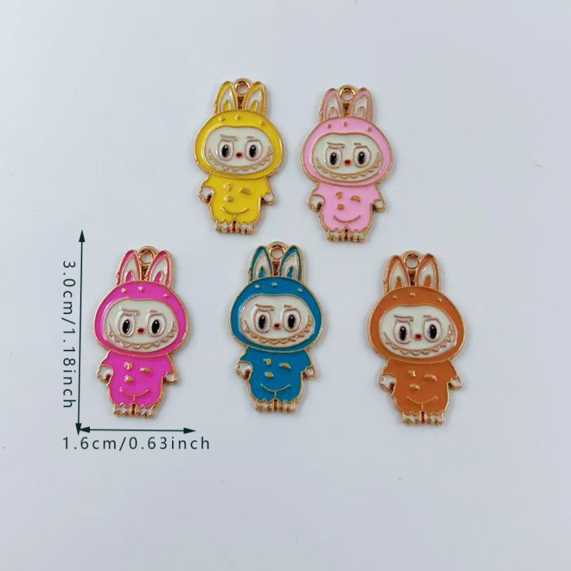 Labubu anime pendant 10pcs a set