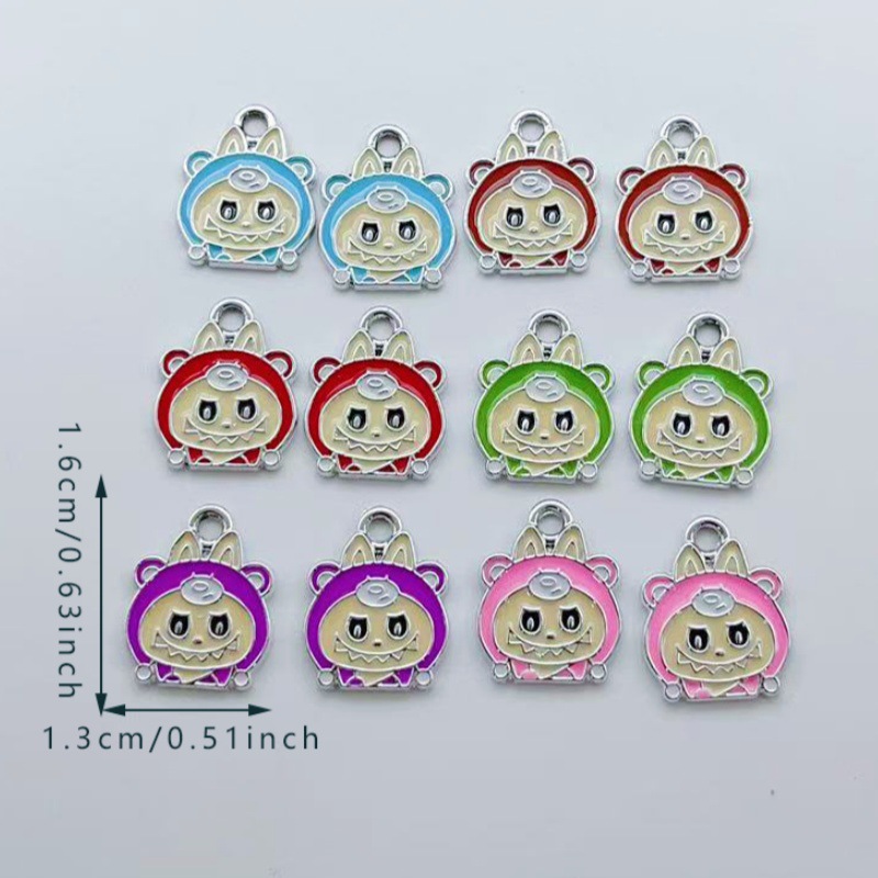Labubu anime pendant 10pcs a set