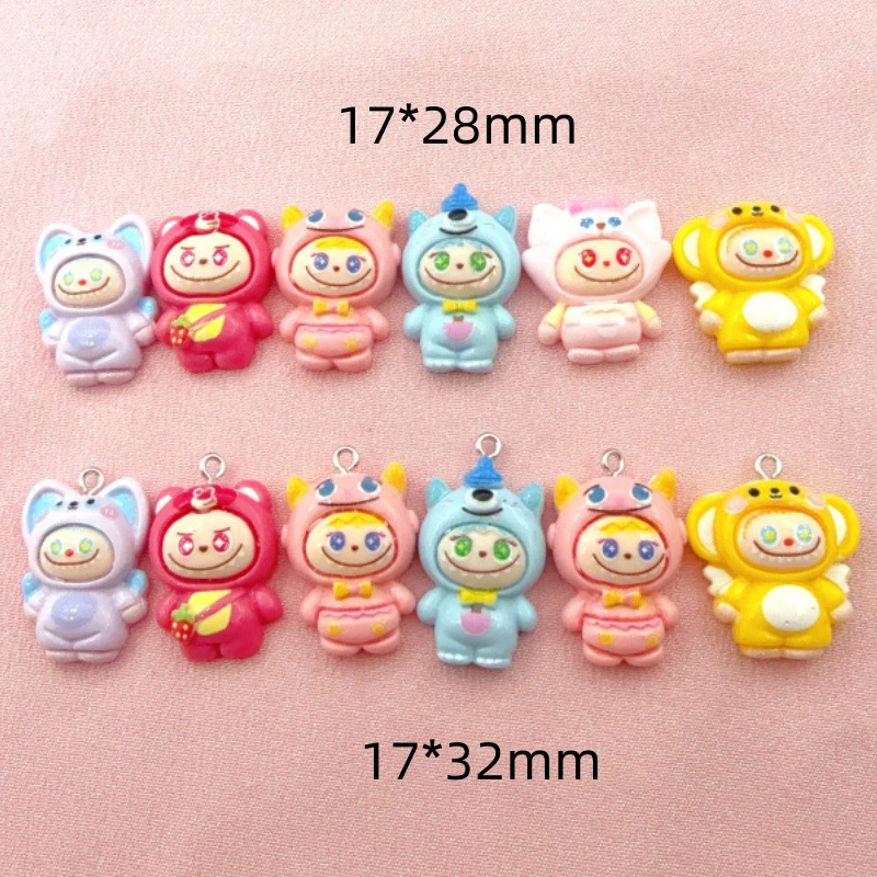 Labubu anime pendant 10pcs a set