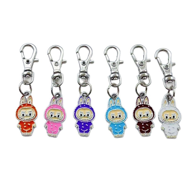 Labubu anime keychain 10pcs a set