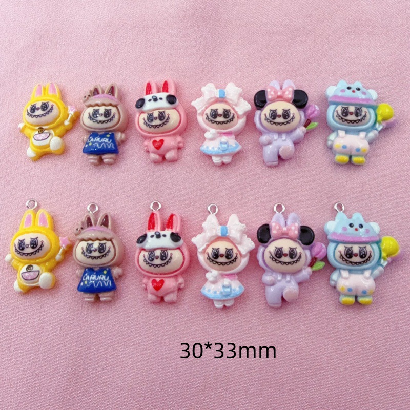 Labubu anime pendant 10pcs a set