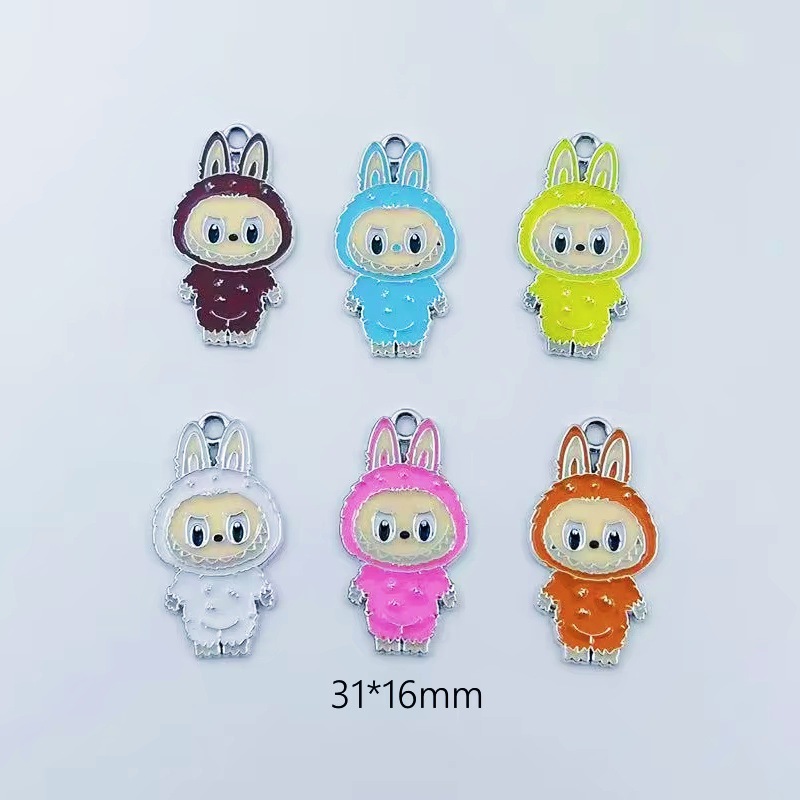 Labubu anime pendant 10pcs a set