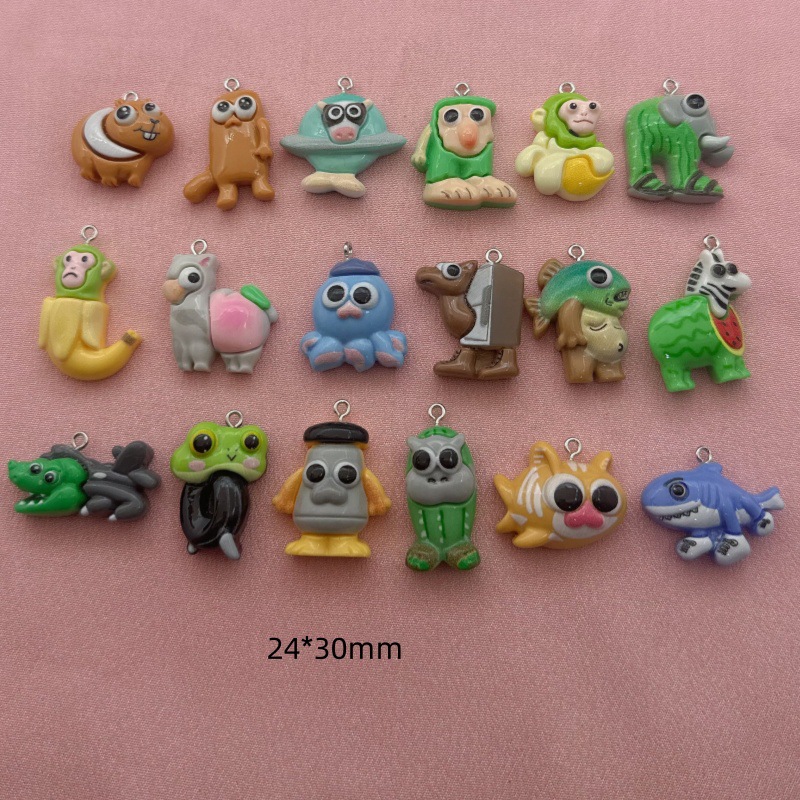 tungtungsahur anime pendant 10pcs a set