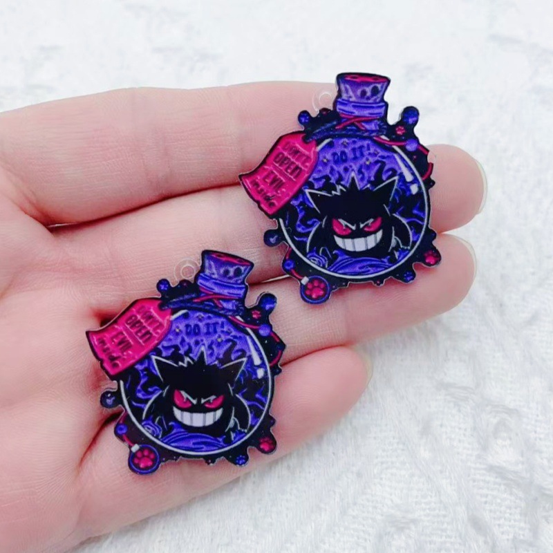 Pokemon anime acrylic pendant 10pcs a set