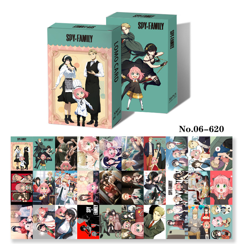 SPY×FAMILY anime lomo cards 30pcs a set