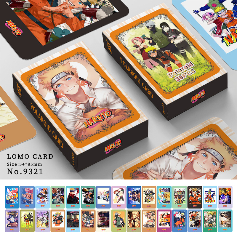 Naruto anime lomo cards 30pcs a set