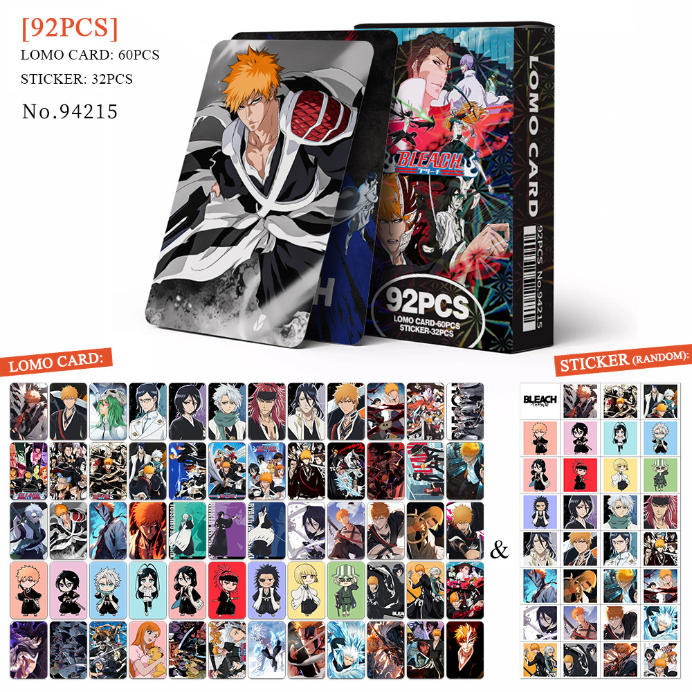 Bleach anime lomo cards 92pcs a set